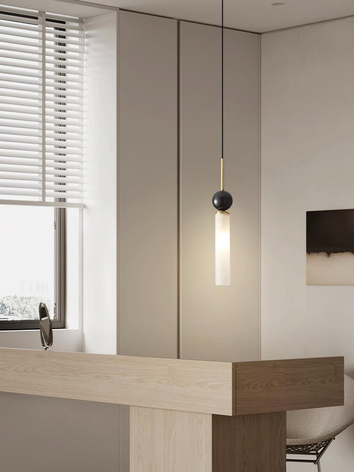 Petueria lampada a sospensione minimalista in marmo