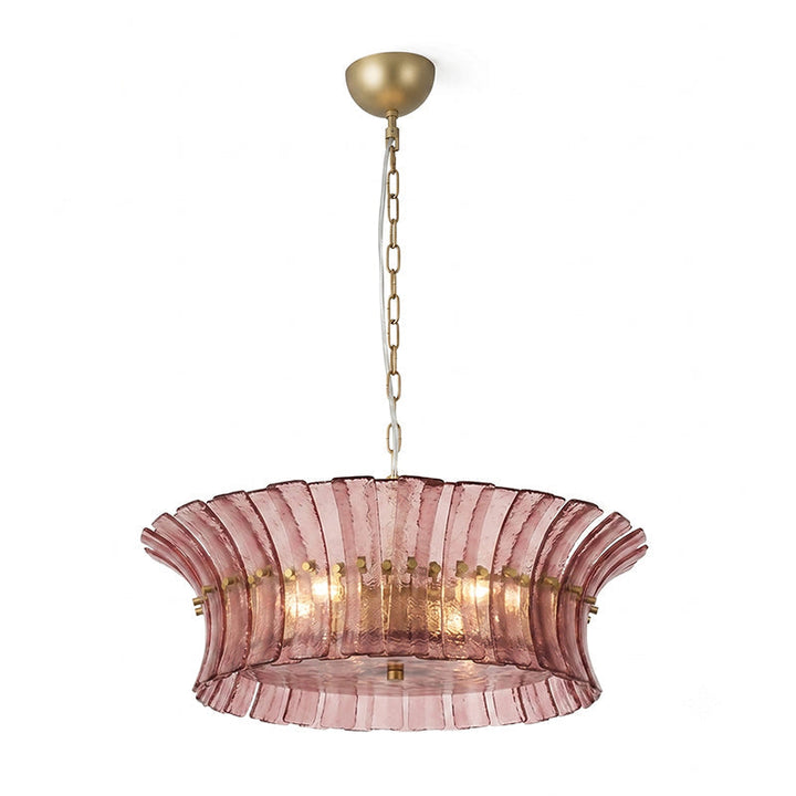 Celoissa lampadario in vetro Blu