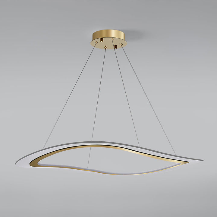 Soleleon lampadario LED Acrilico Oro moderno