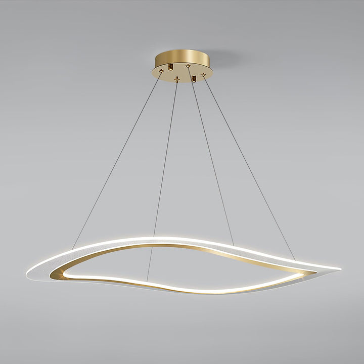 Soleleon lampadario LED Acrilico Oro moderno