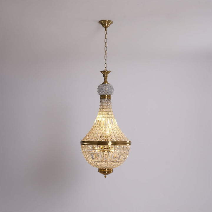 Auristella lampadario in Cristallo