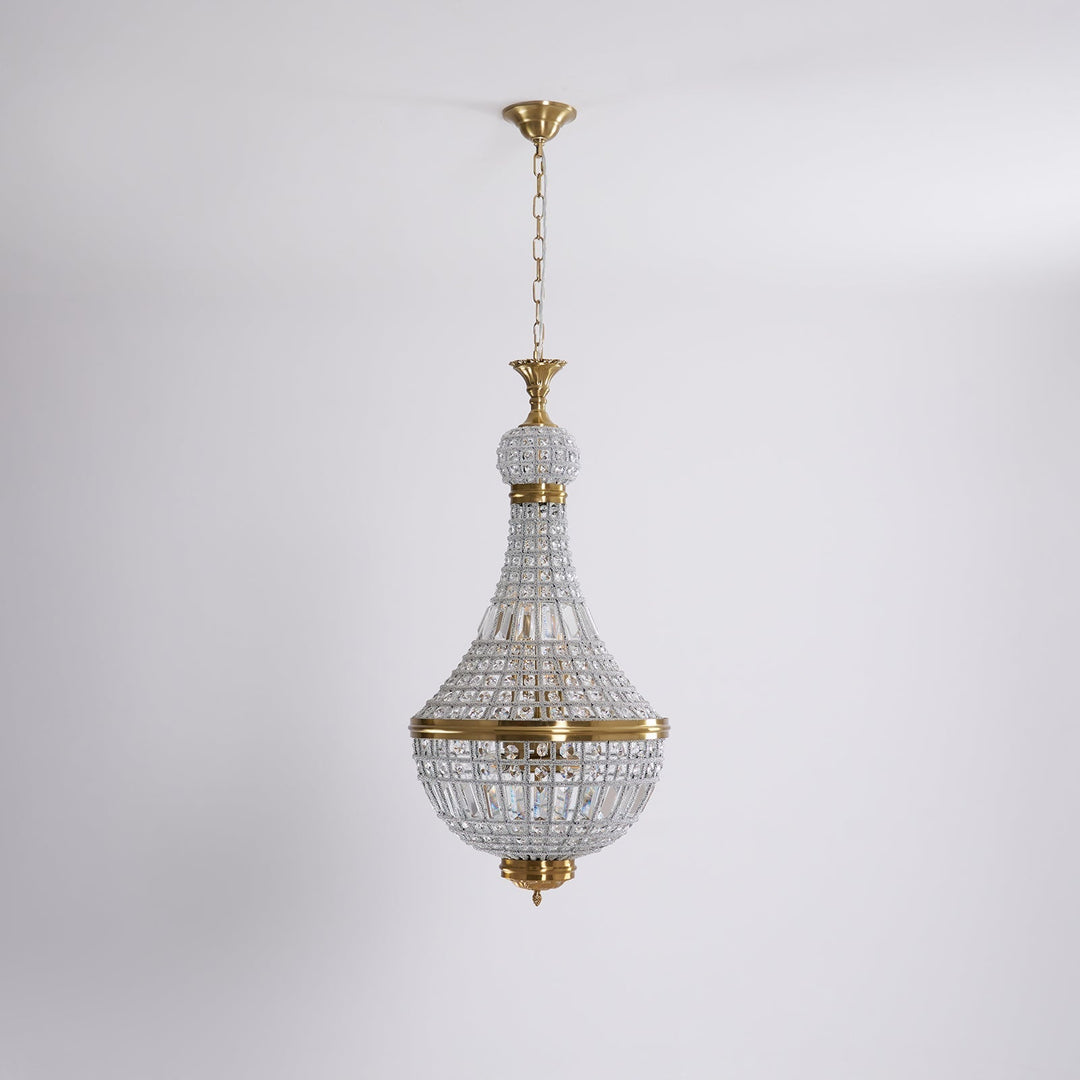 Auristella lampadario in Cristallo