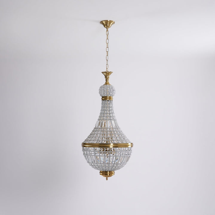 Auristella lampadario in Cristallo