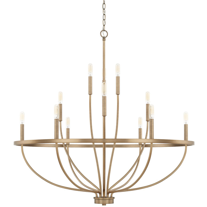 Cisoriel lampadario ottone classico