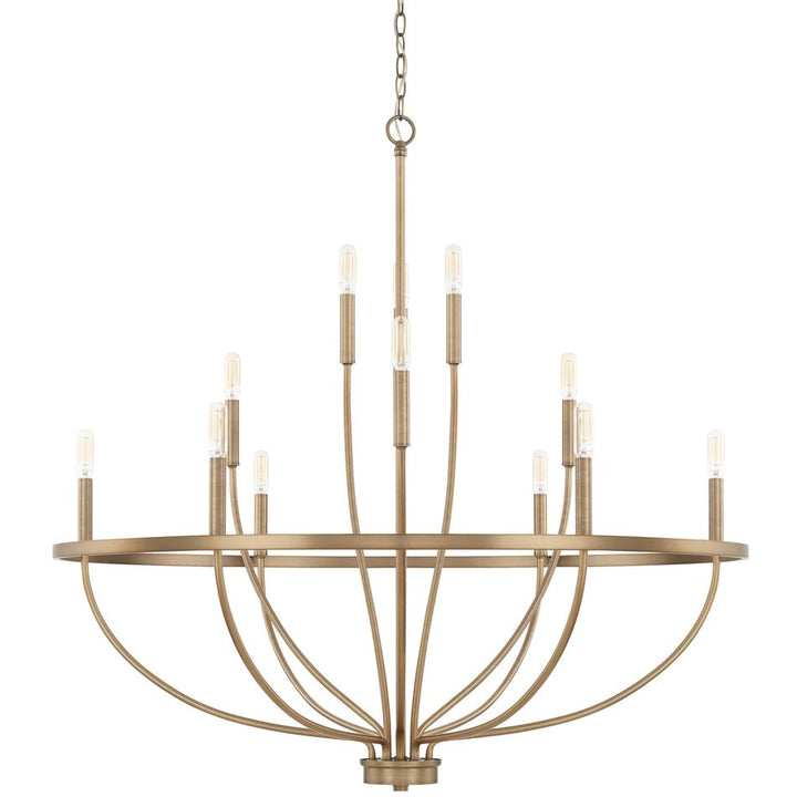 Cisoriel lampadario ottone classico