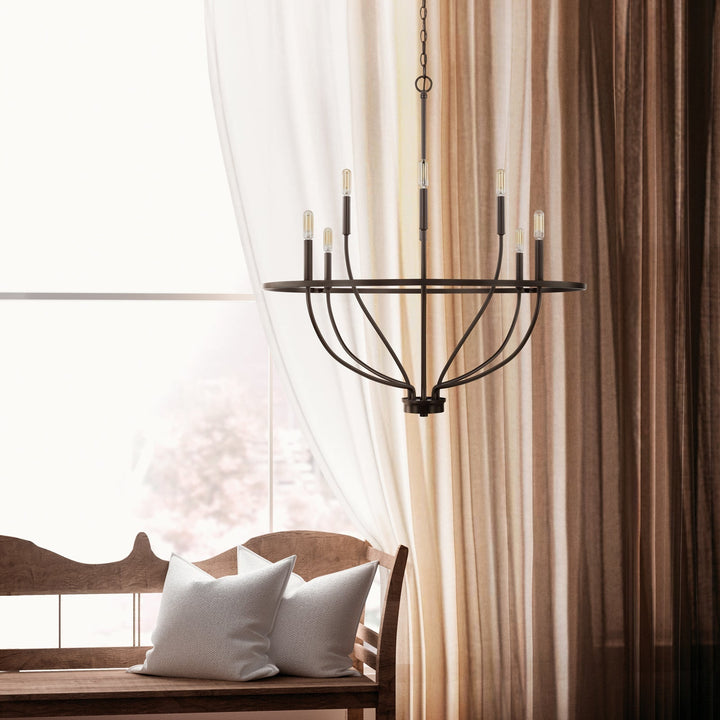 Cisoriel lampadario ottone classico