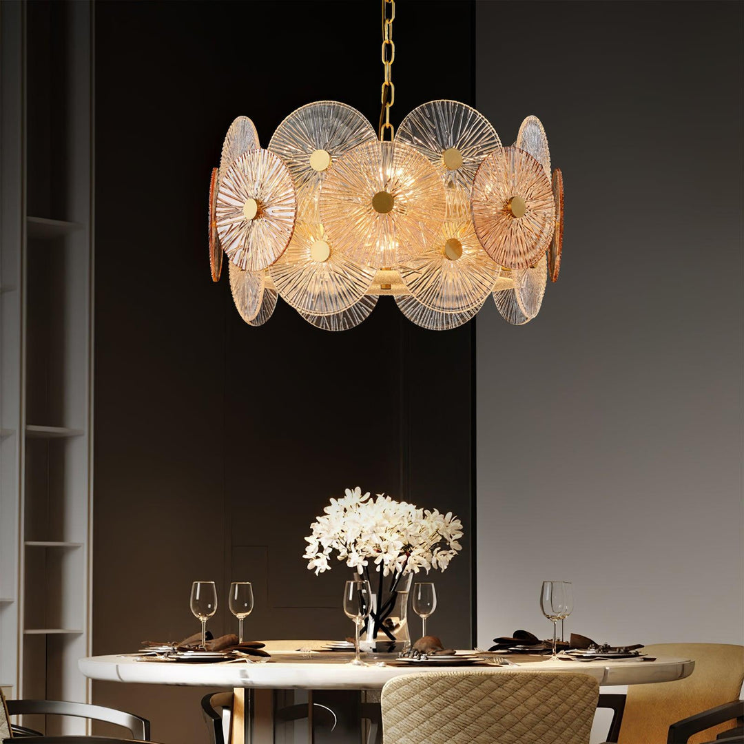 Liororiel lampadario in vetro