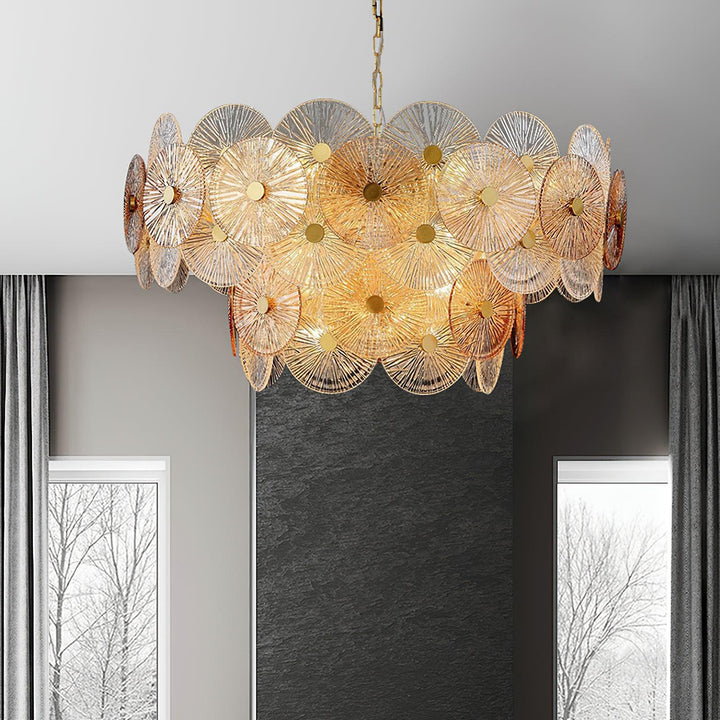 Liororiel lampadario in vetro