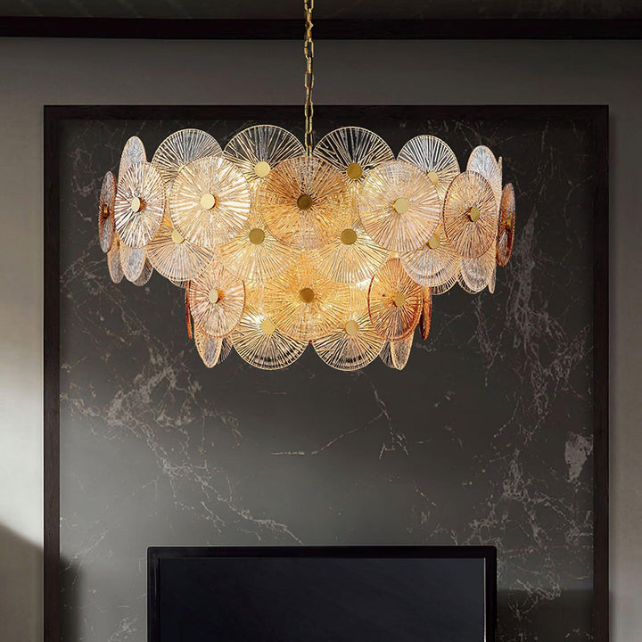 Liororiel lampadario in vetro
