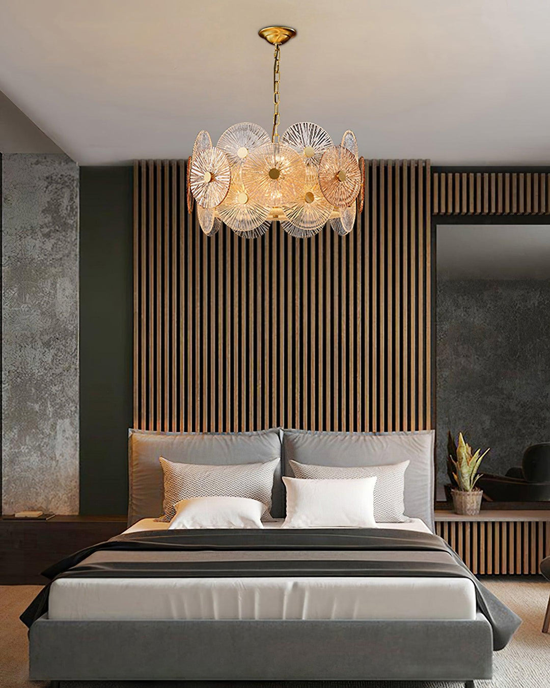 Liororiel lampadario in vetro