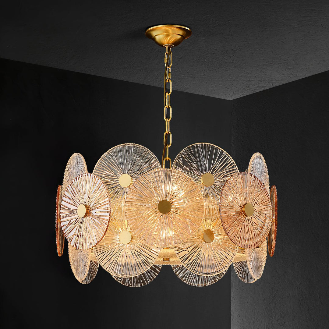 Liororiel lampadario in vetro