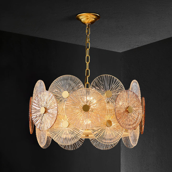 Liororiel lampadario in vetro
