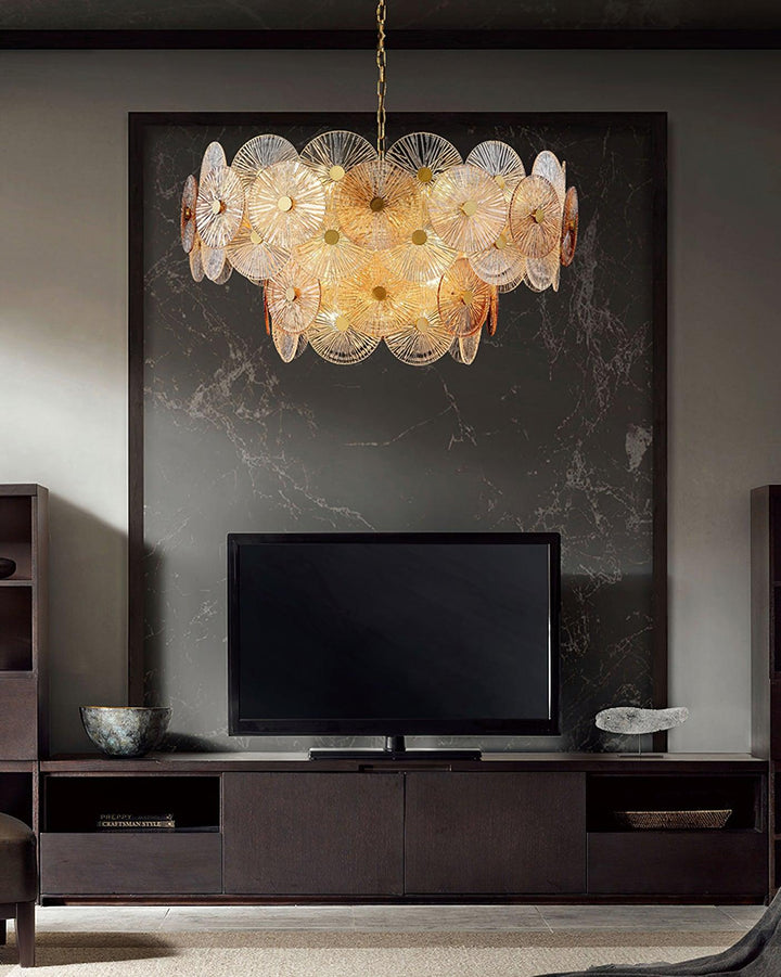 Liororiel lampadario in vetro