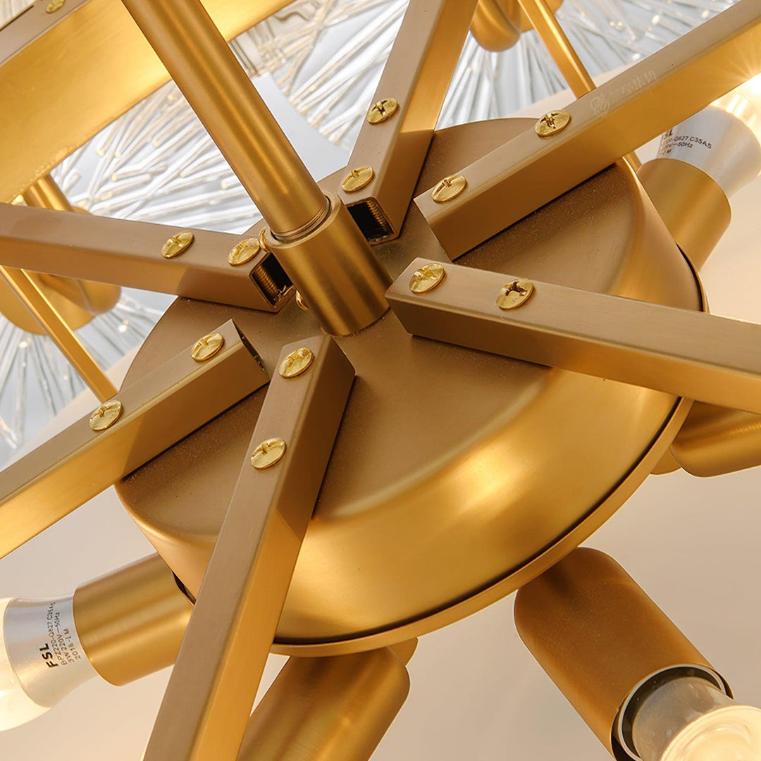 Liororiel lampadario in vetro