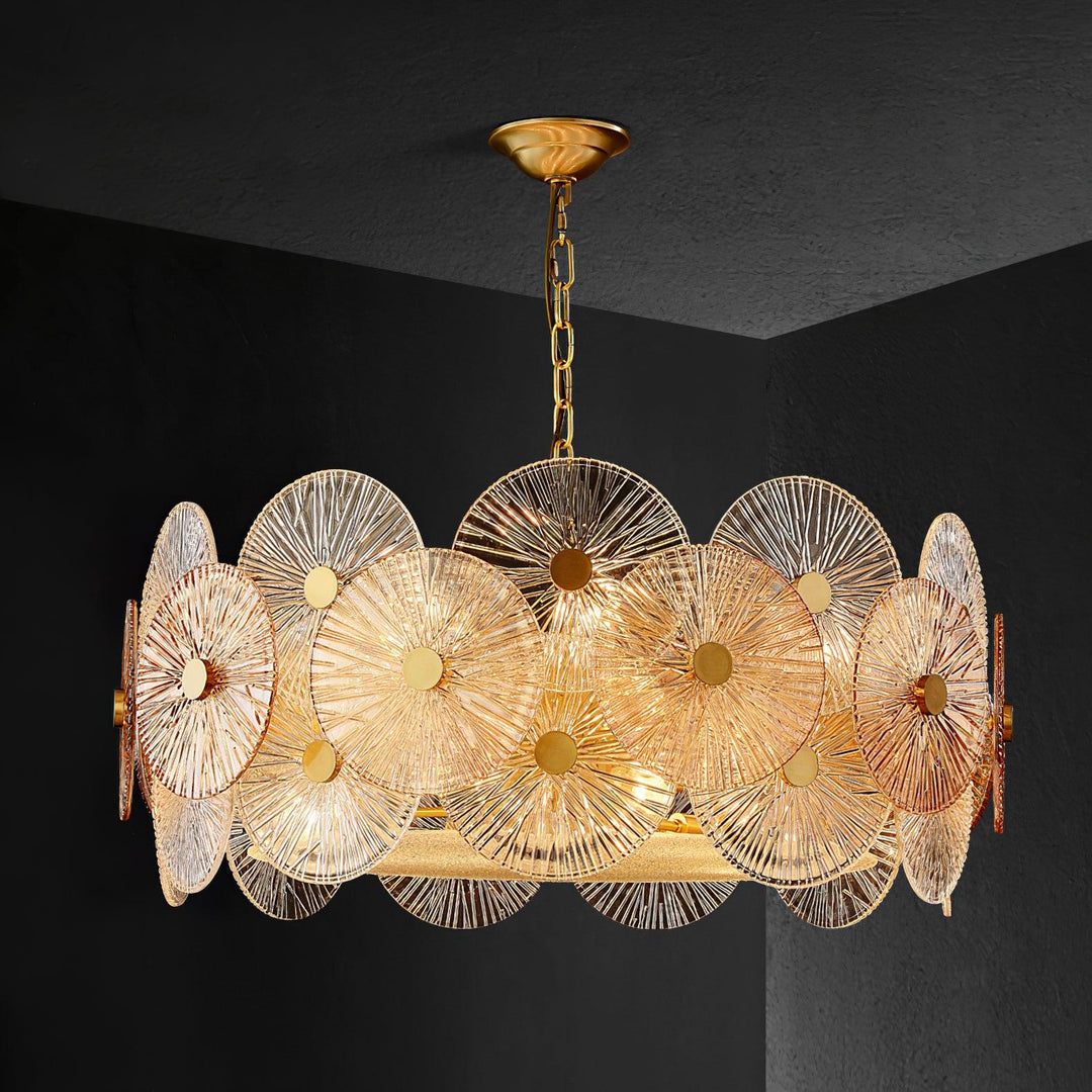 Liororiel lampadario in vetro