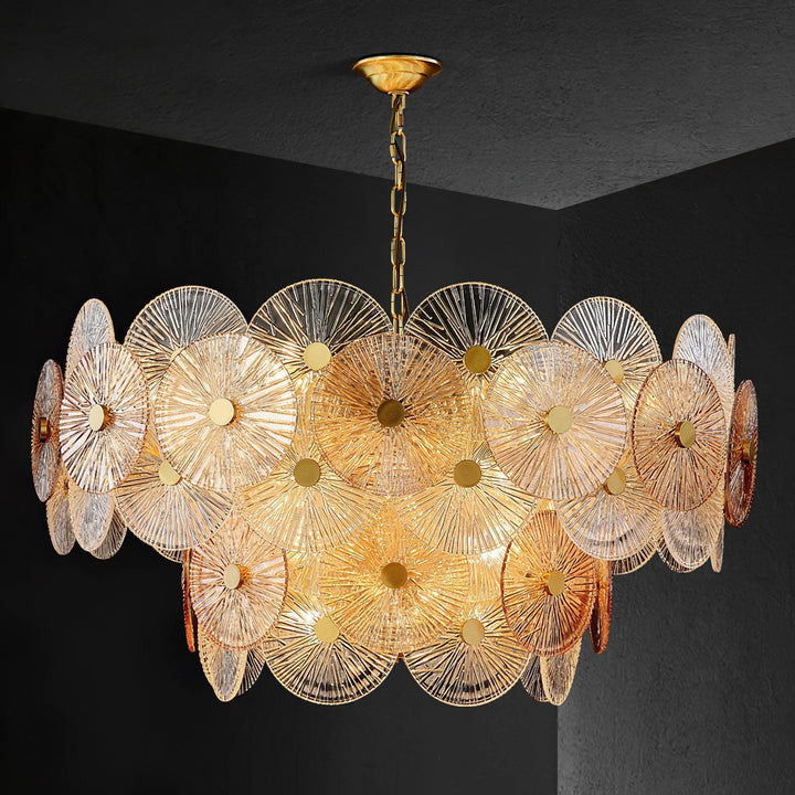 Liororiel lampadario in vetro