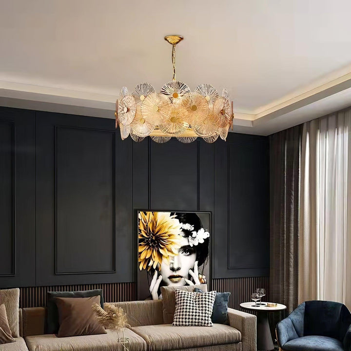 Liororiel lampadario in vetro