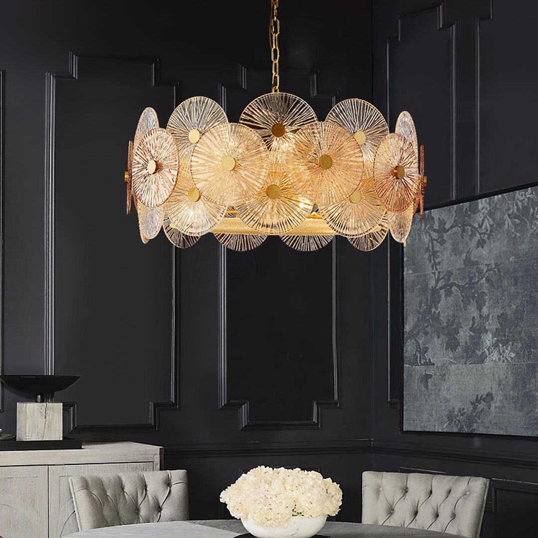 Liororiel lampadario in vetro