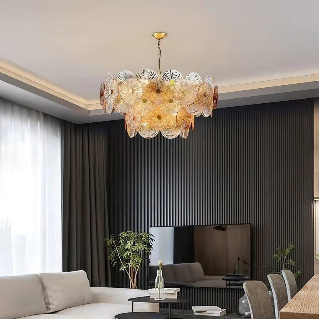 Liororiel lampadario in vetro