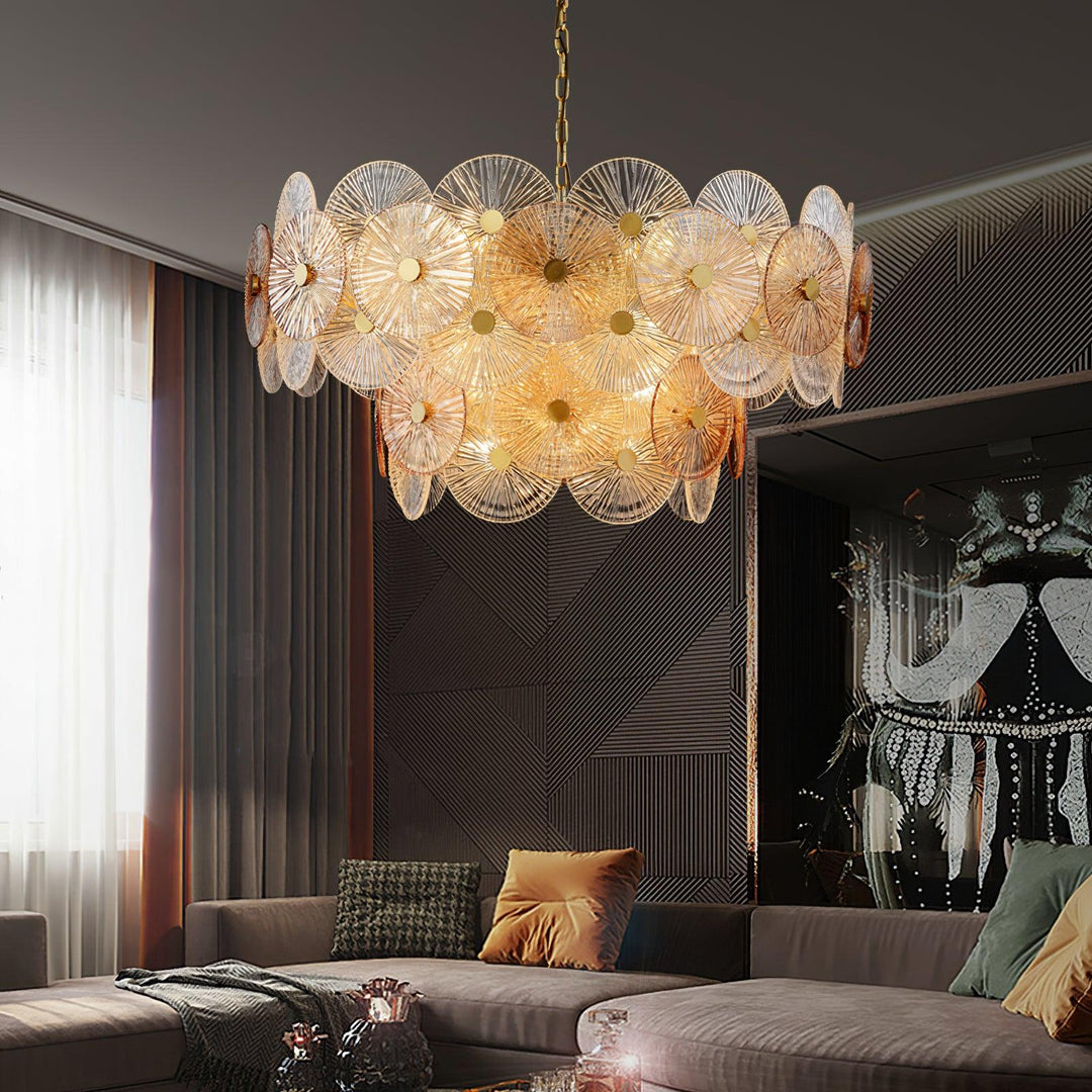 Liororiel lampadario in vetro
