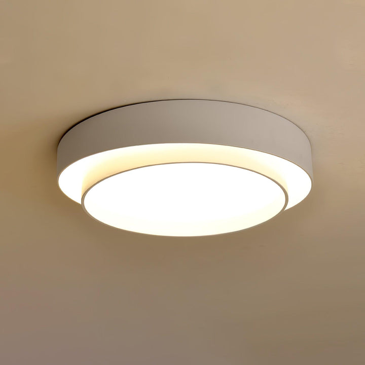 Arisha Lampada da Soffitto con Doppio Anello a Forma Cilindrica