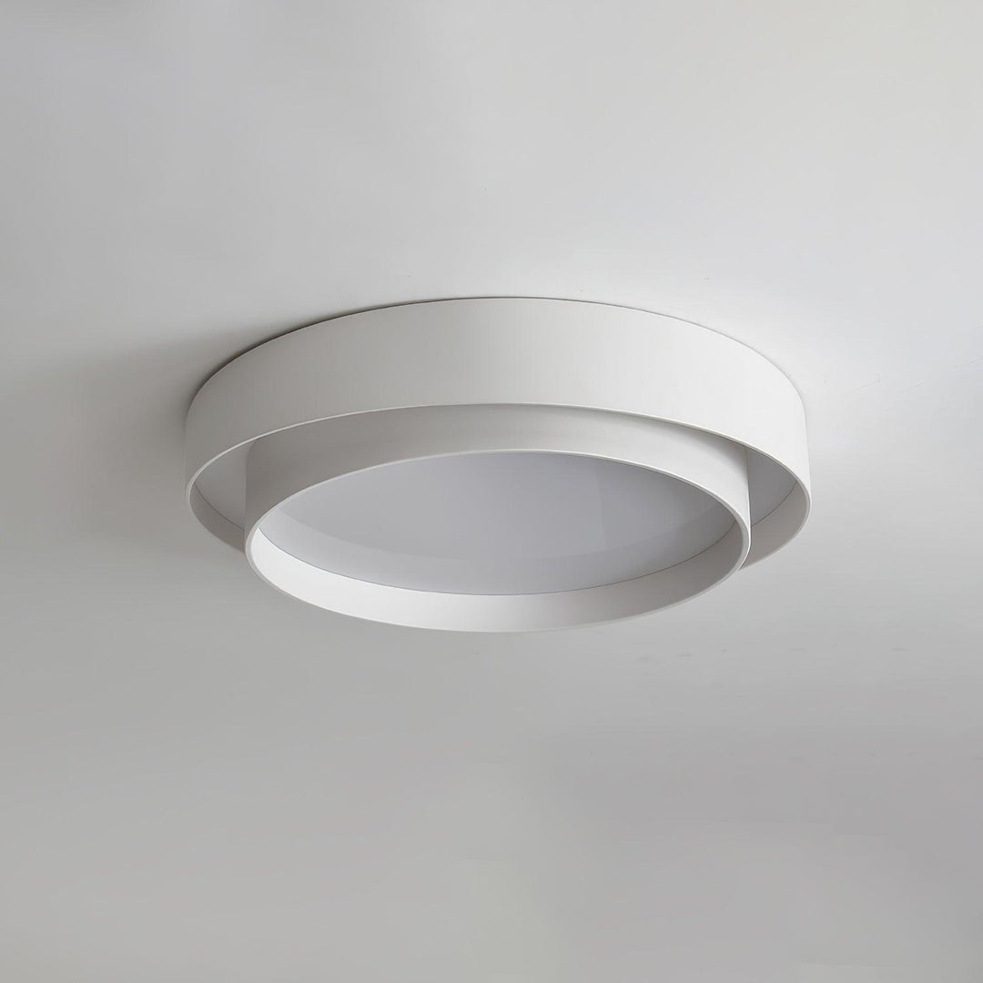 Arisha Lampada da Soffitto con Doppio Anello a Forma Cilindrica