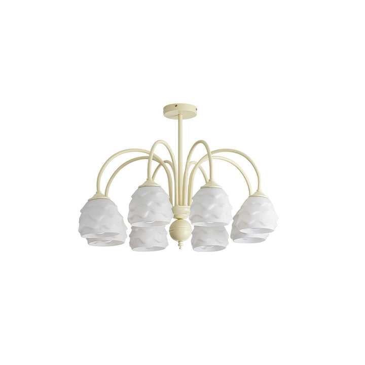 Veluissa lampadario Melting Ice Cream Milky vetro color crema