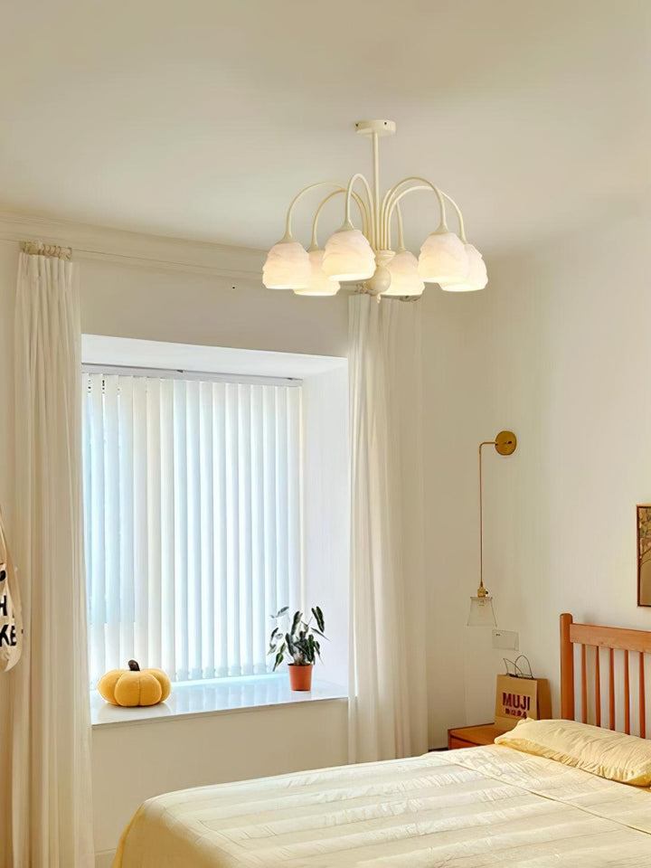 Veluissa lampadario Melting Ice Cream Milky vetro color crema