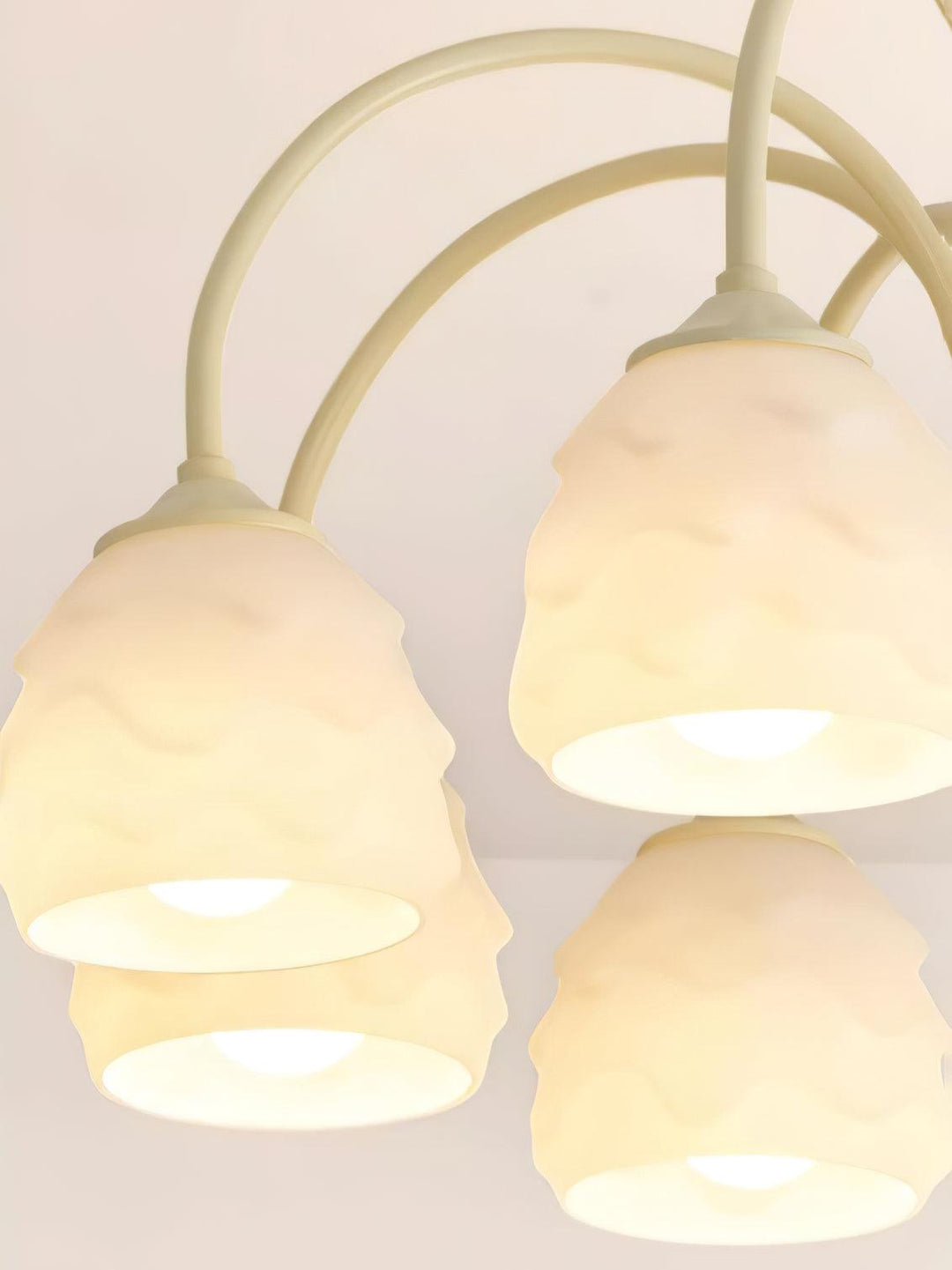 Veluissa lampadario Melting Ice Cream Milky vetro color crema
