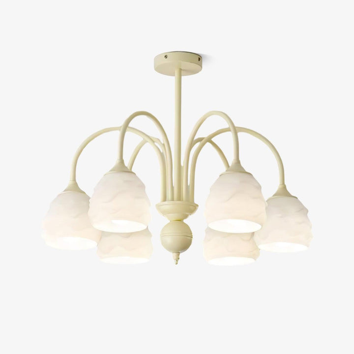 Veluissa lampadario Melting Ice Cream Milky vetro color crema