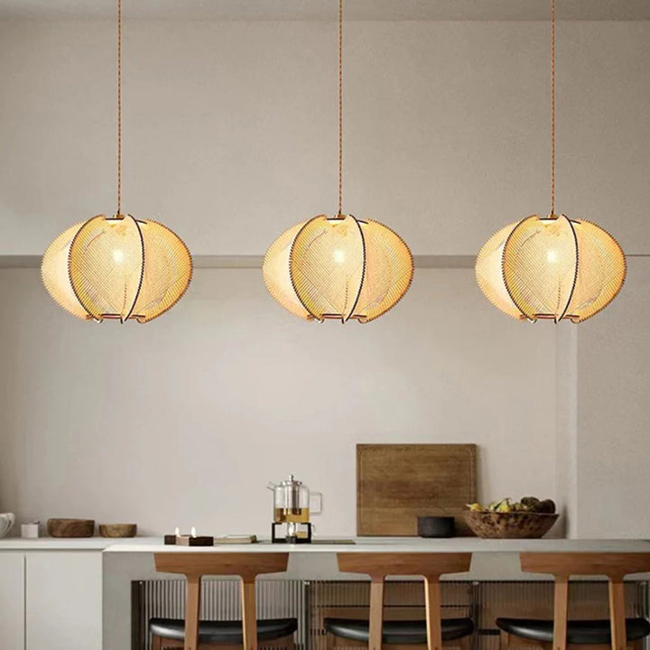 Ritta Rotondo LED Lampade a Sospensione Corda Sala da Pranzo