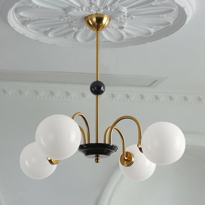 Lampadario Bracci Curvi Ombrelloni Sferici Stile moderno Retro sala da pranzo | Cielum