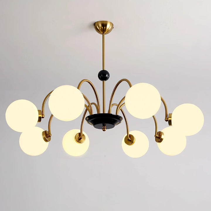 Lampadario Bracci Curvi Ombrelloni Sferici Stile moderno Retro sala da pranzo | Cielum