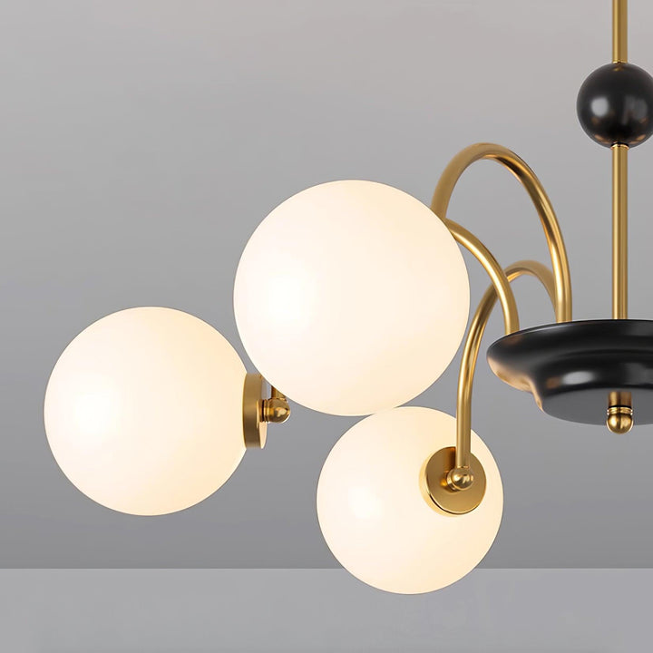 Lampadario Bracci Curvi Ombrelloni Sferici Stile moderno Retro sala da pranzo | Cielum