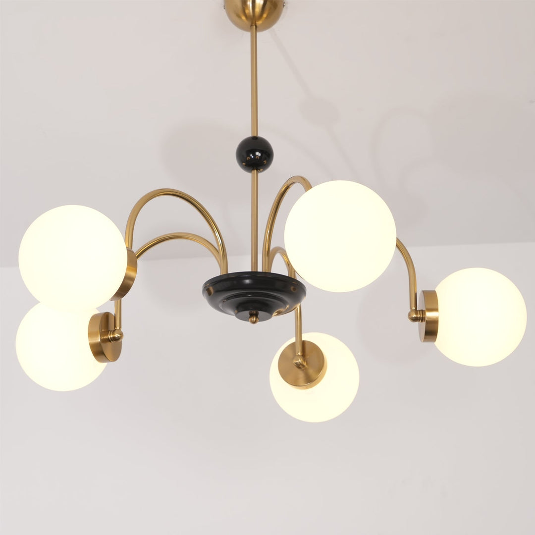 Lampadario Bracci Curvi Ombrelloni Sferici Stile moderno Retro sala da pranzo | Cielum