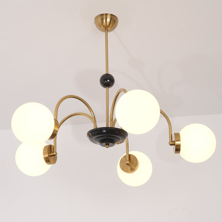 Lampadario Bracci Curvi Ombrelloni Sferici Stile moderno Retro sala da pranzo | Cielum