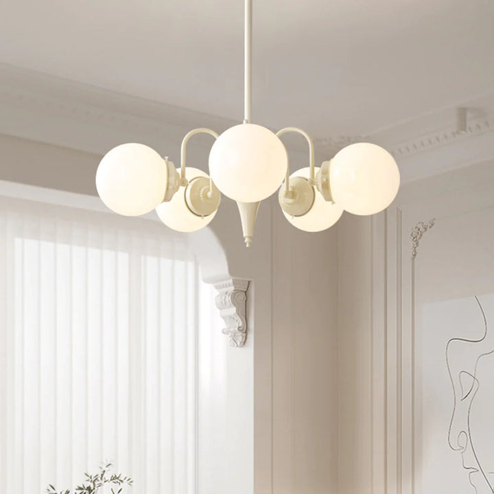 Valentina Moderno Metallo/Vetro Lux Lampadario Oro/Rosso Soggiorno