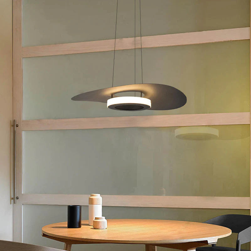 Arisha Mordeno LED Lampade a sospensione Nero Bianco Acrilico Soggiorno