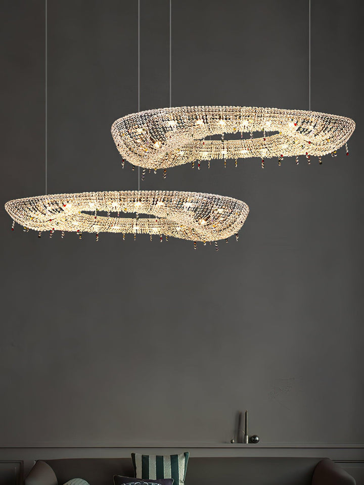Bior lampada a sospensione in cristallo decorato