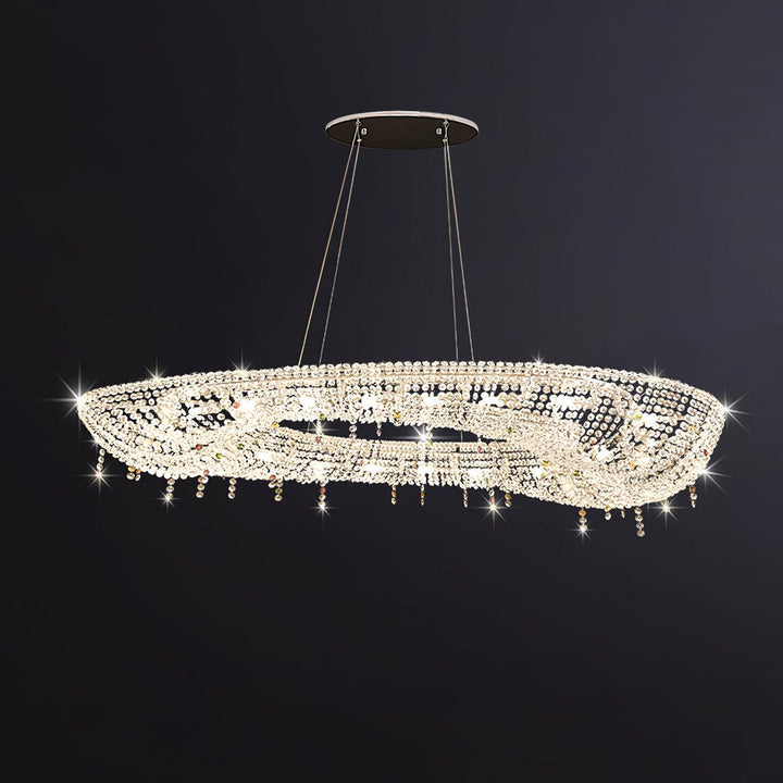Bior lampada a sospensione in cristallo decorato