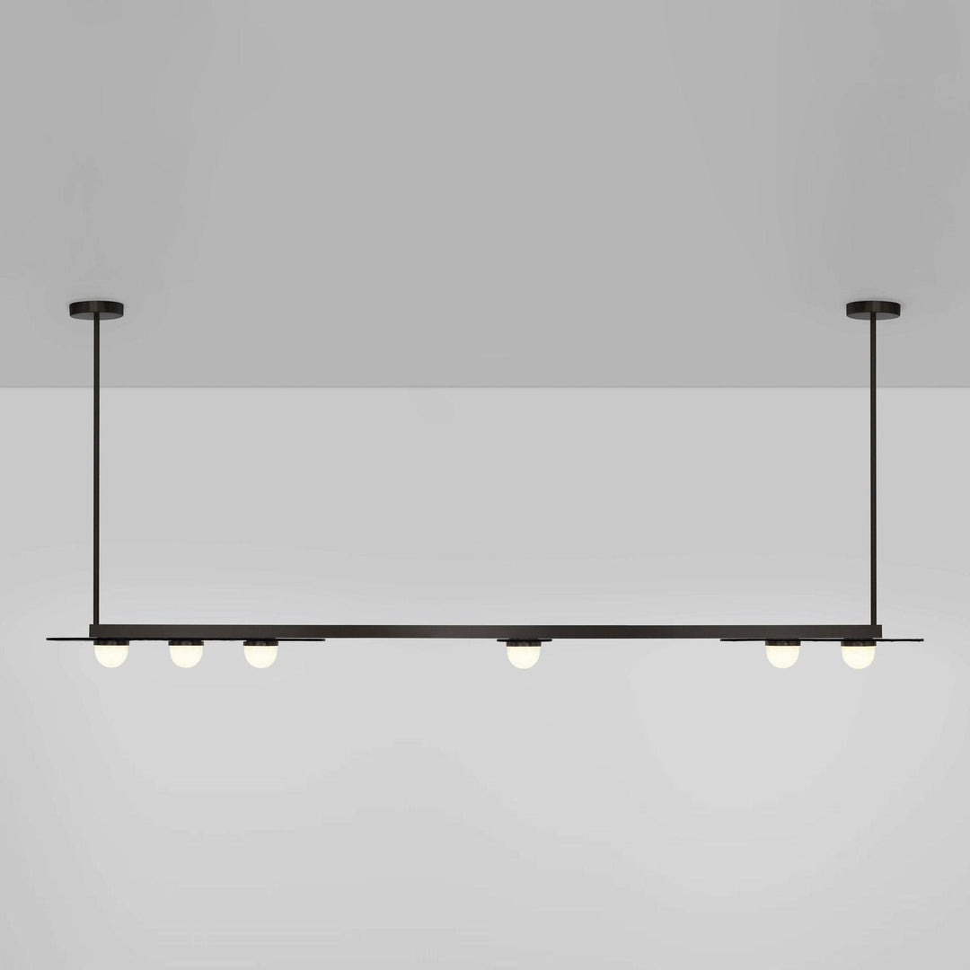 Solerelle lampadario LED lineare con Struttura in Oro