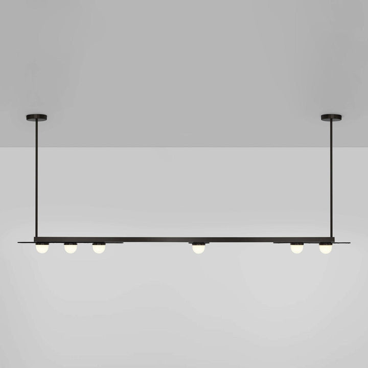 Solerelle lampadario LED lineare con Struttura in Oro