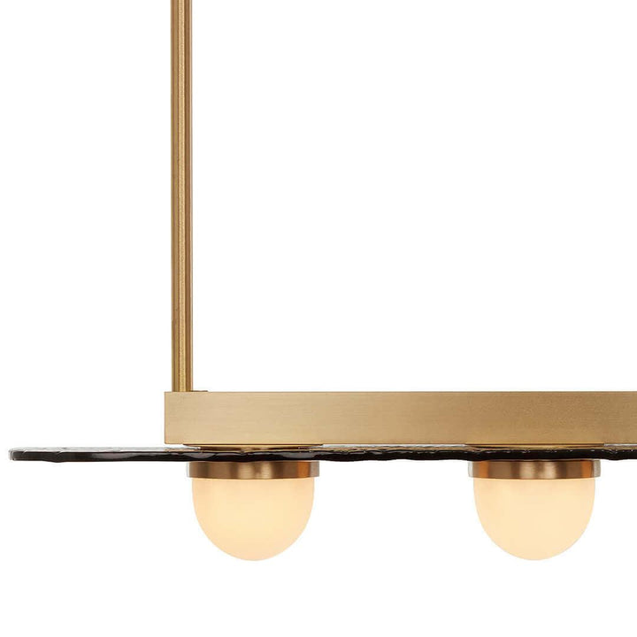 Solerelle lampadario LED lineare con Struttura in Oro