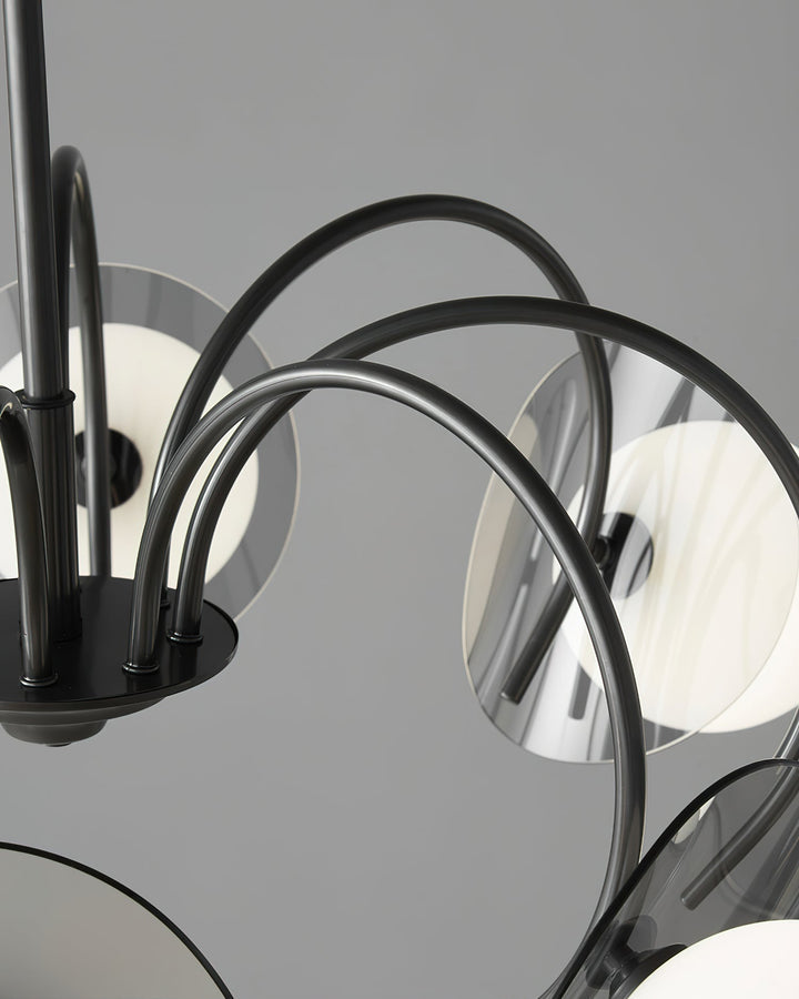 Seliselle lampadario sfera Braccio Scultoreo