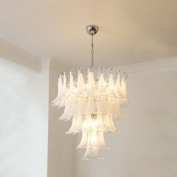 Celiian lampadario petali in vetro di Murano vintage