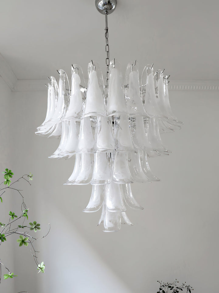 Celiian lampadario petali in vetro di Murano vintage