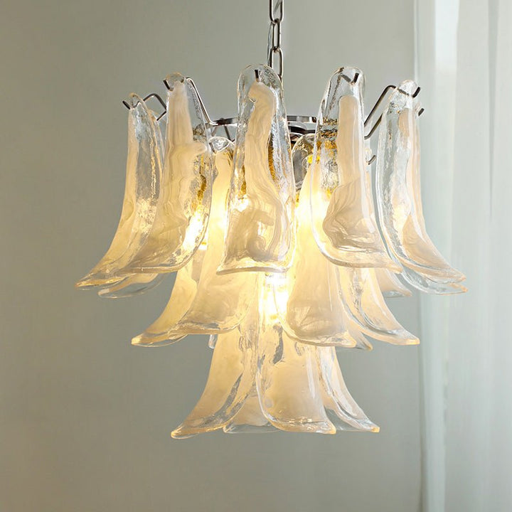 Celiian lampadario petali in vetro di Murano vintage