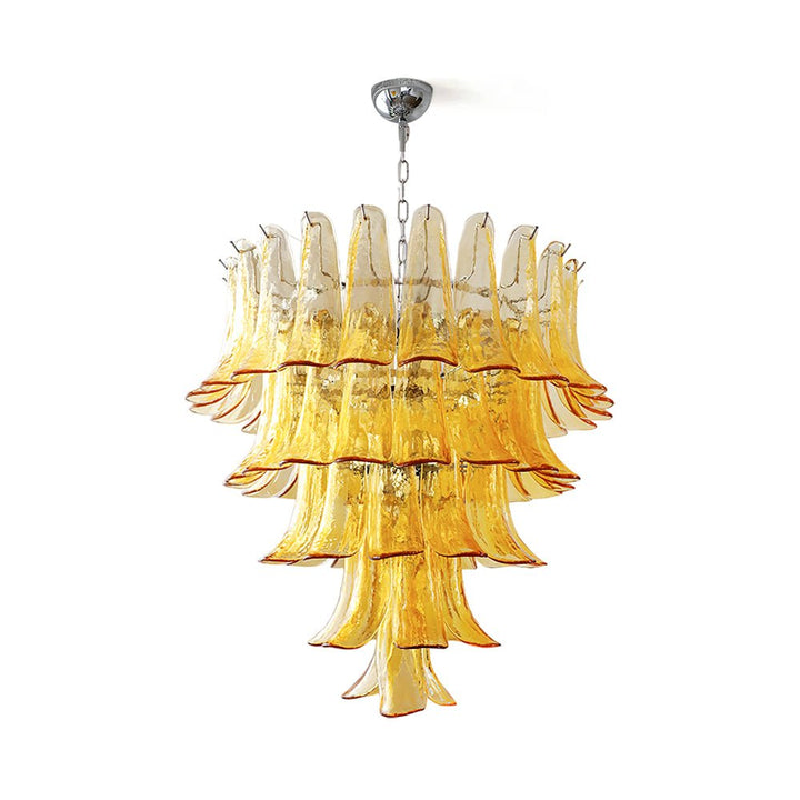 Celiian lampadario petali in vetro di Murano vintage