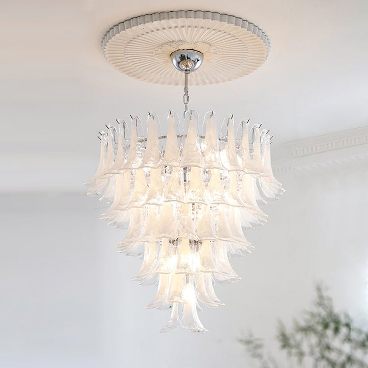 Celiian lampadario petali in vetro di Murano vintage