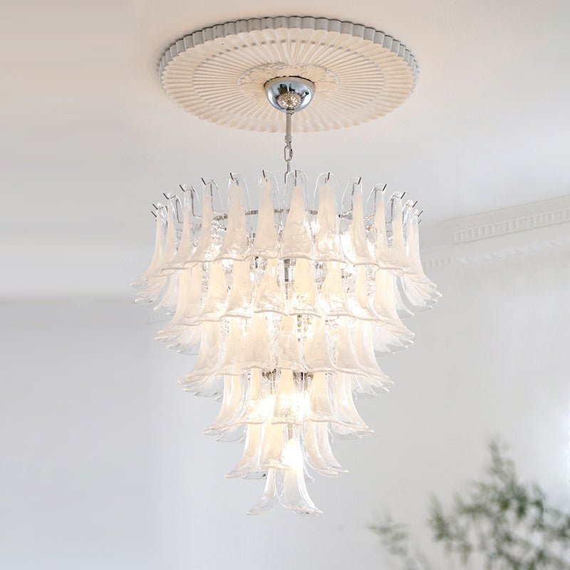 Celiian lampadario petali in vetro di Murano vintage